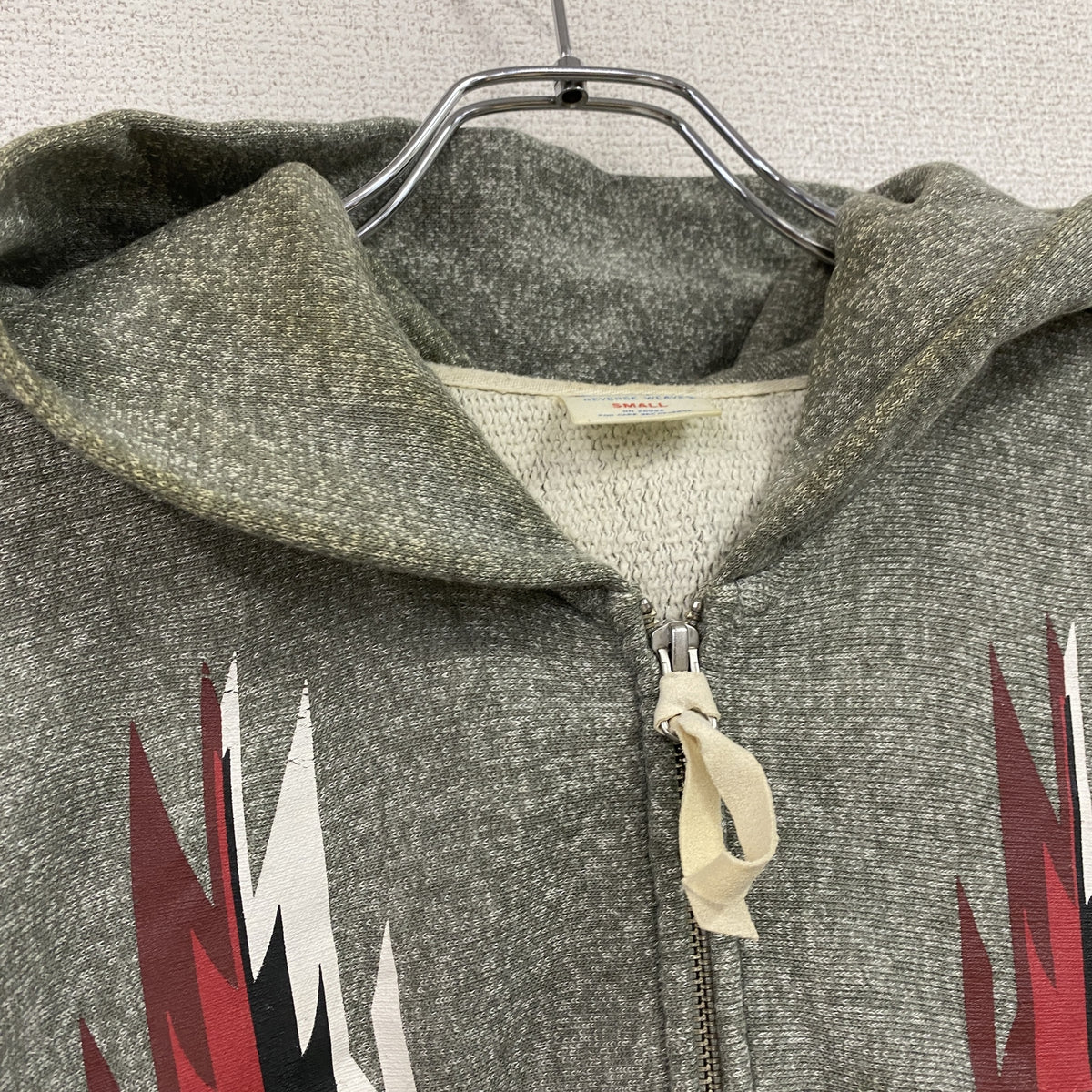 Champion　チャンピオン　リバースウィーブ　フルジップスウェットパーカー/フーディー　トリコタグ　復刻　灰色　グレー　Sサイズ　古着　