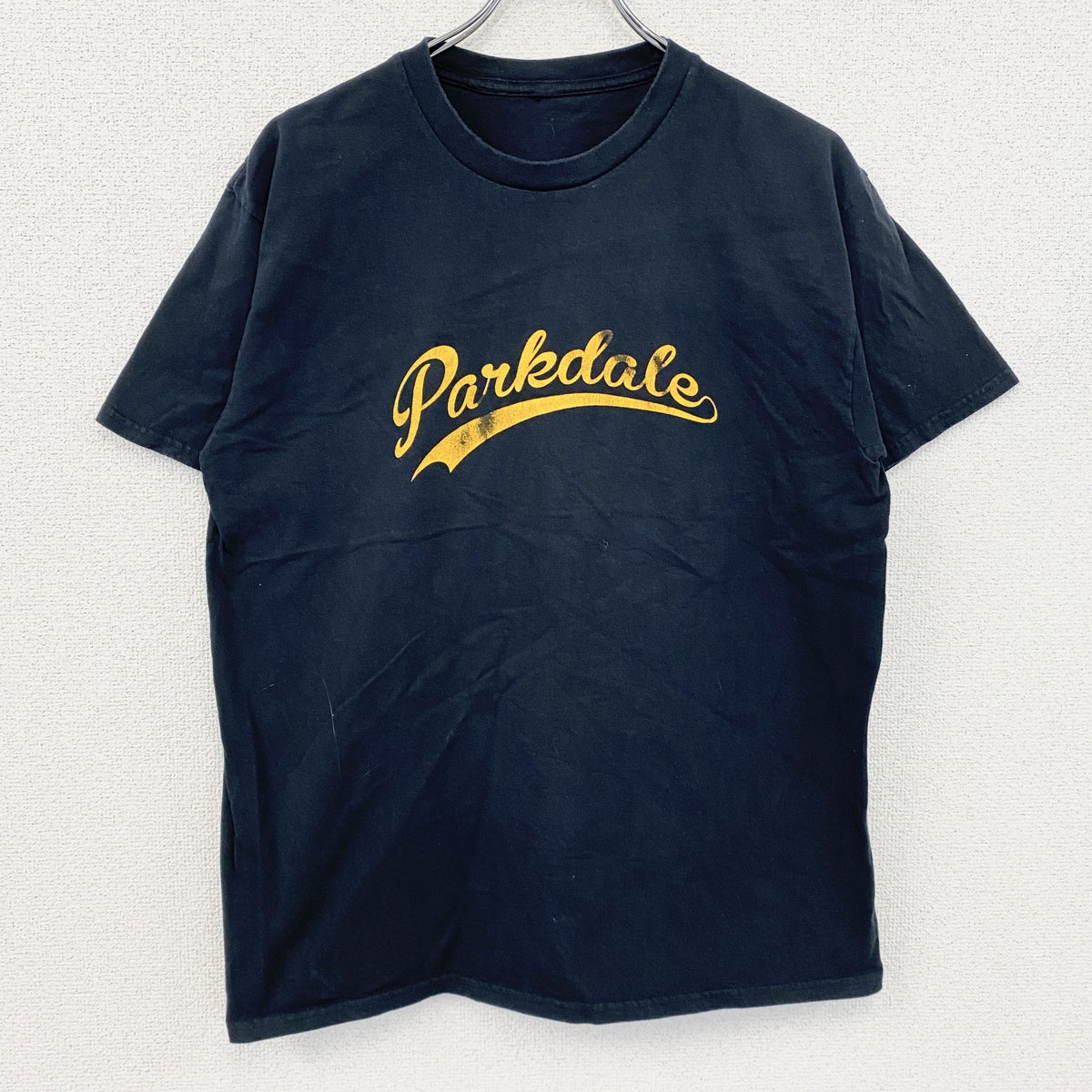 半袖プリントTシャツ　黒　ブラック　古着