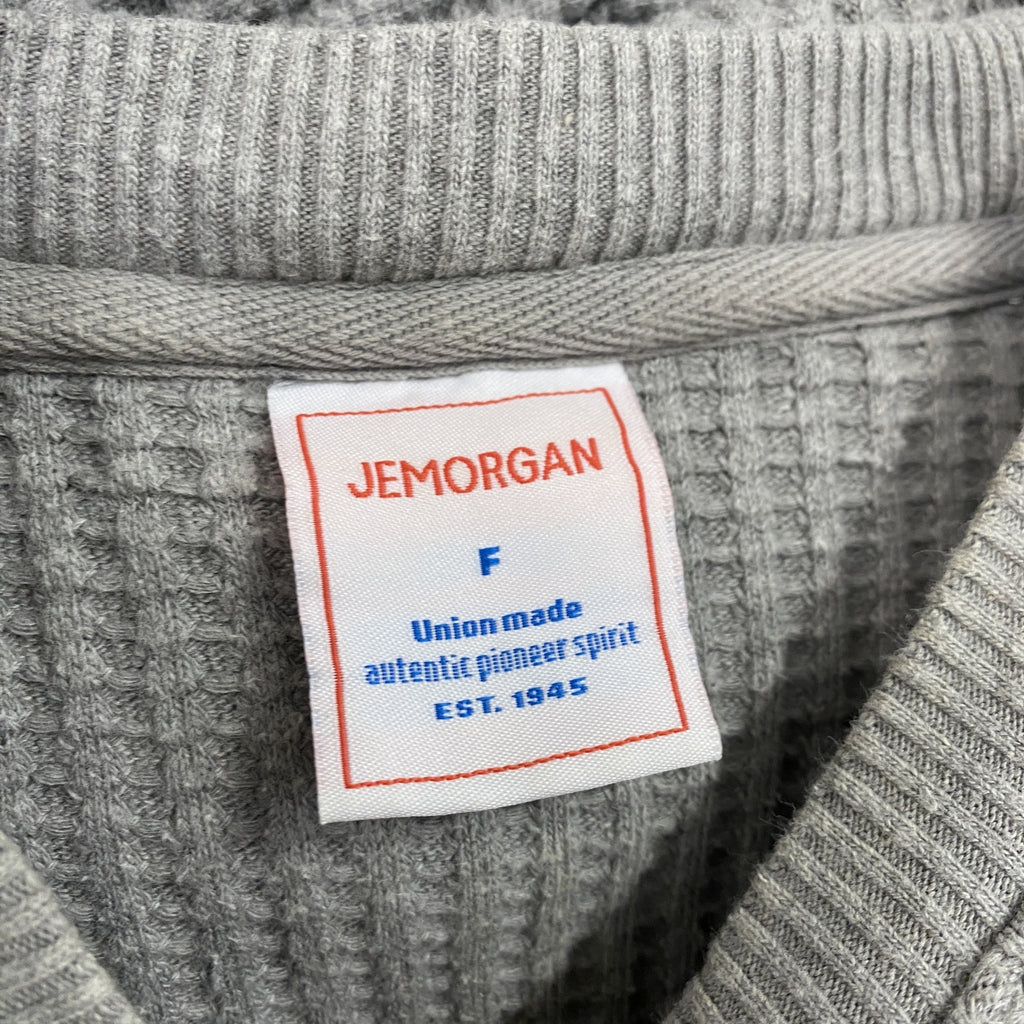 JEMORGAN　ジェーイーモーガン　サーマルパーカー/フーディー　灰色　グレー　Fサイズ　古着　