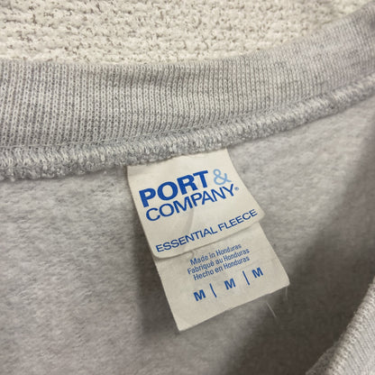 PORT&COMPANY　スウェット/トレーナー　2連プリント　灰色　グレー　Mサイズ