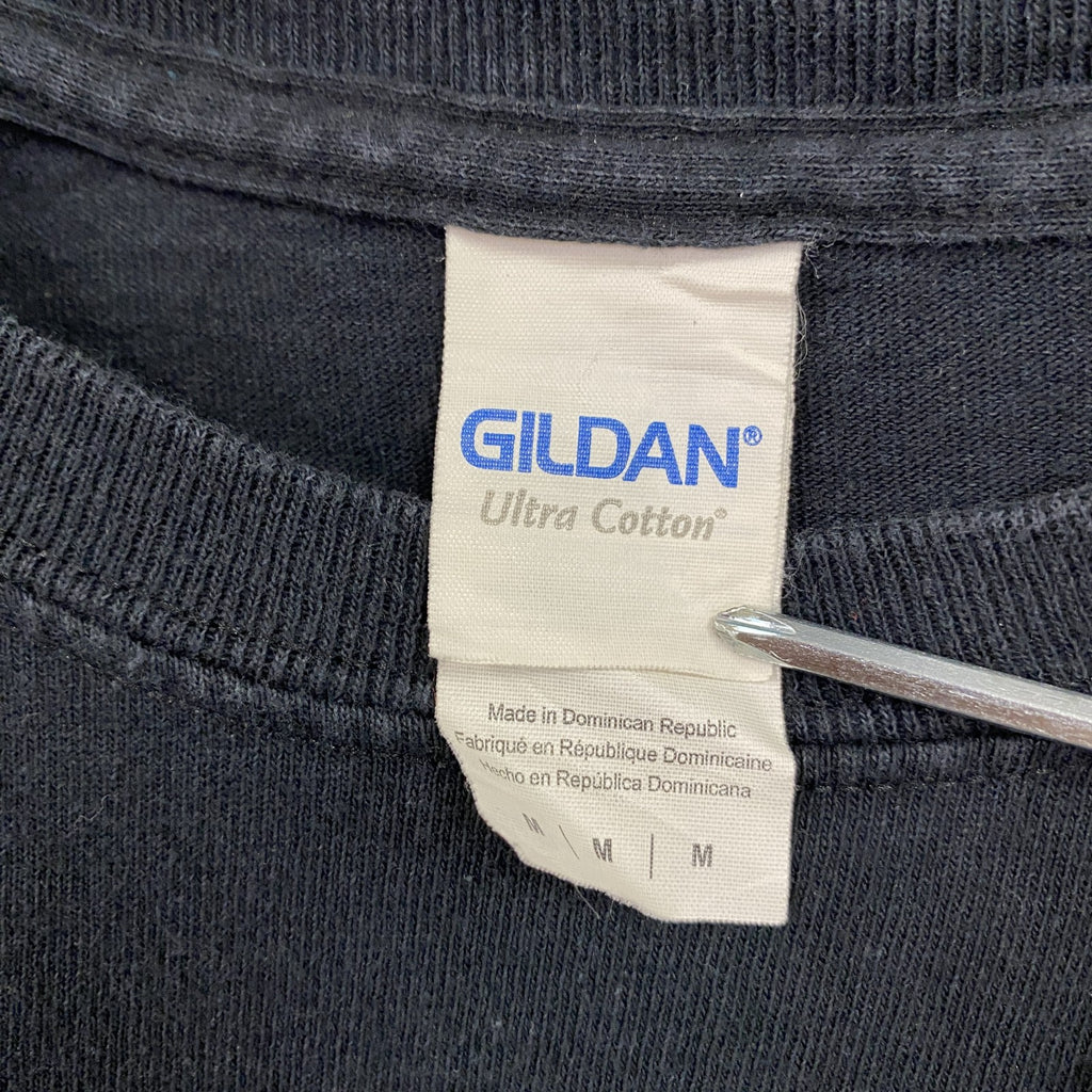 GILDAN　ギルダン　半袖プリントTシャツ　バレーボール　黒　ブラック　Mサイズ　古着
