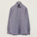 Polo Ralph Lauren　ラルフローレン　CUSTOM FIT　長袖シャツ　ピンチェック　紫　パープル　15-34サイズ　古着