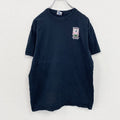 GILDAN　ギルダン　半袖プリントTシャツ　紺　ネイビー　Mサイズ　古着