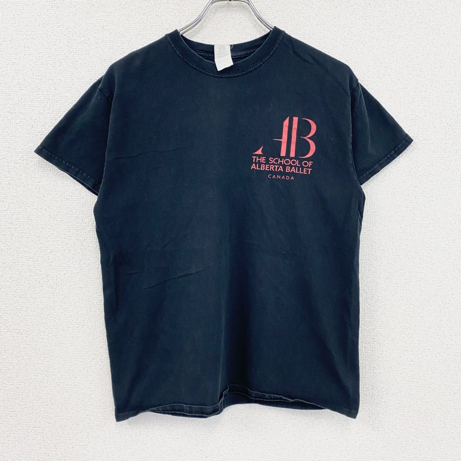 GILDAN　ギルダン　Alberta Ballet　半袖プリントTシャツ　黒　ブラック　Mサイズ　古着