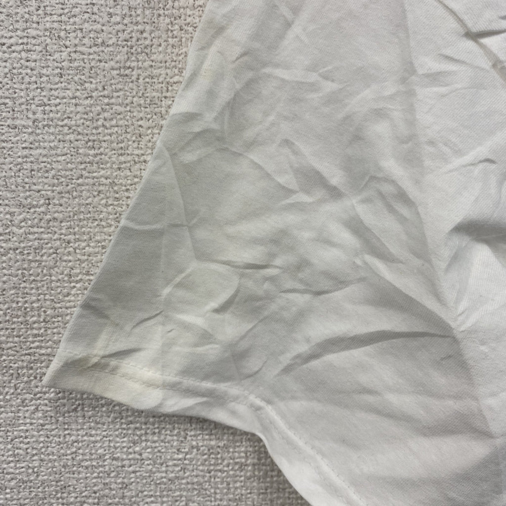 FRUIT OF THE LOOM　フルーツオブザルーム　半袖プリントTシャツ　白　ホワイト　Lサイズ カットソー メンズ コットン 古着