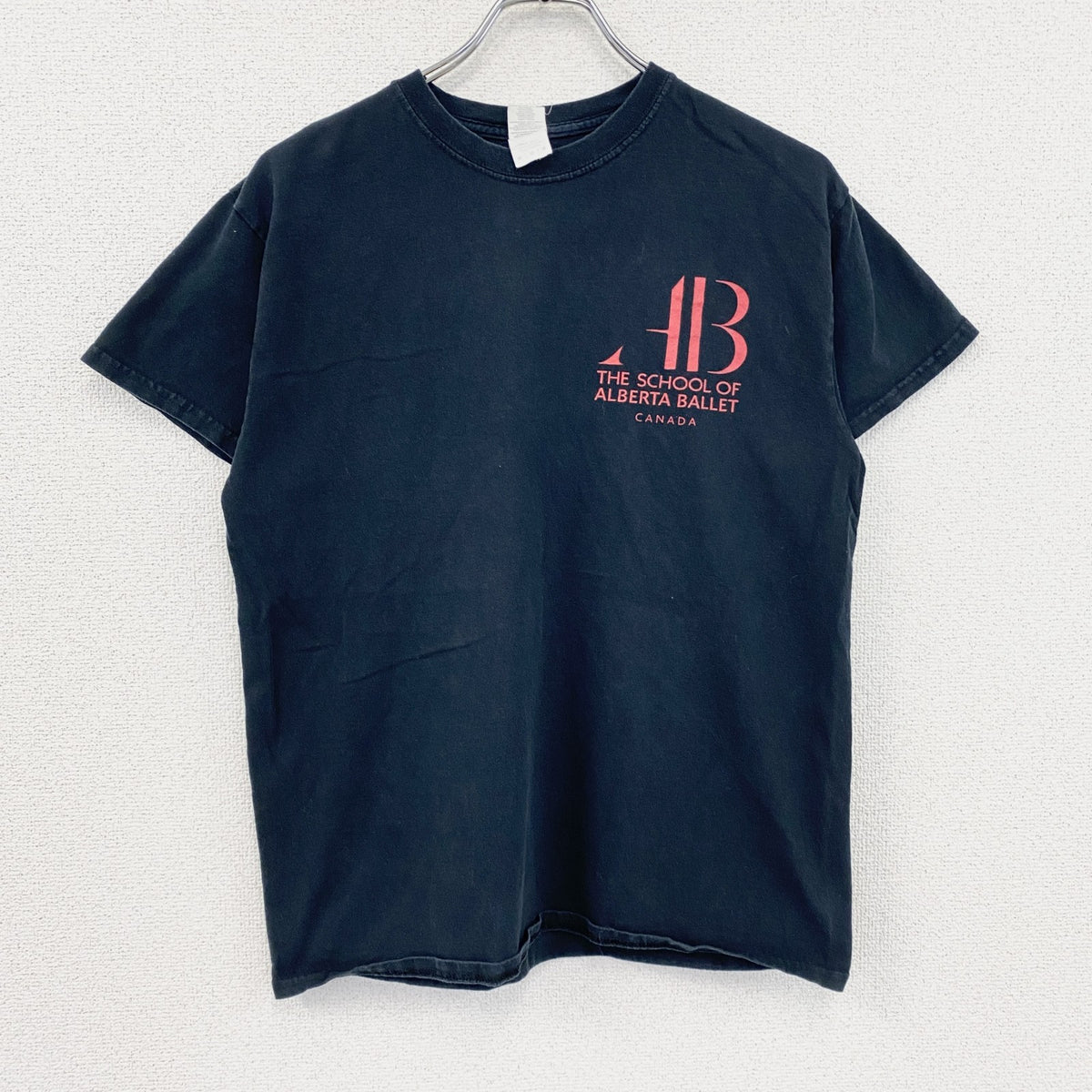 GILDAN　ギルダン　Alberta Ballet　半袖プリントTシャツ　黒　ブラック　Mサイズ　古着