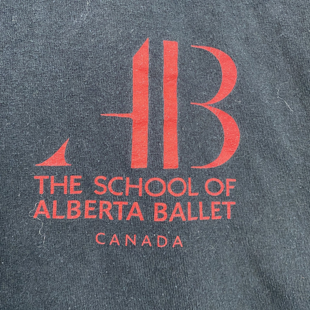 GILDAN　ギルダン　Alberta Ballet　半袖プリントTシャツ　黒　ブラック　Mサイズ　古着