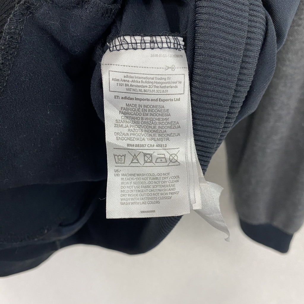 adidas　アディダス　CLIMA　トラックジャケット/ジャージ　グレー　灰色　ネイビー　紺　XLサイズ　古着