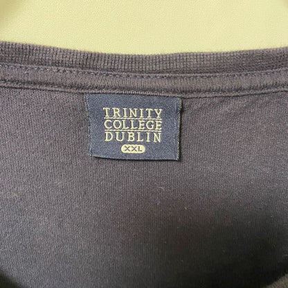 古着 used　TRINITY COLLEGE DUBLIN　半袖カレッジTシャツ　プリント　ビックシルエット　XXLサイズ