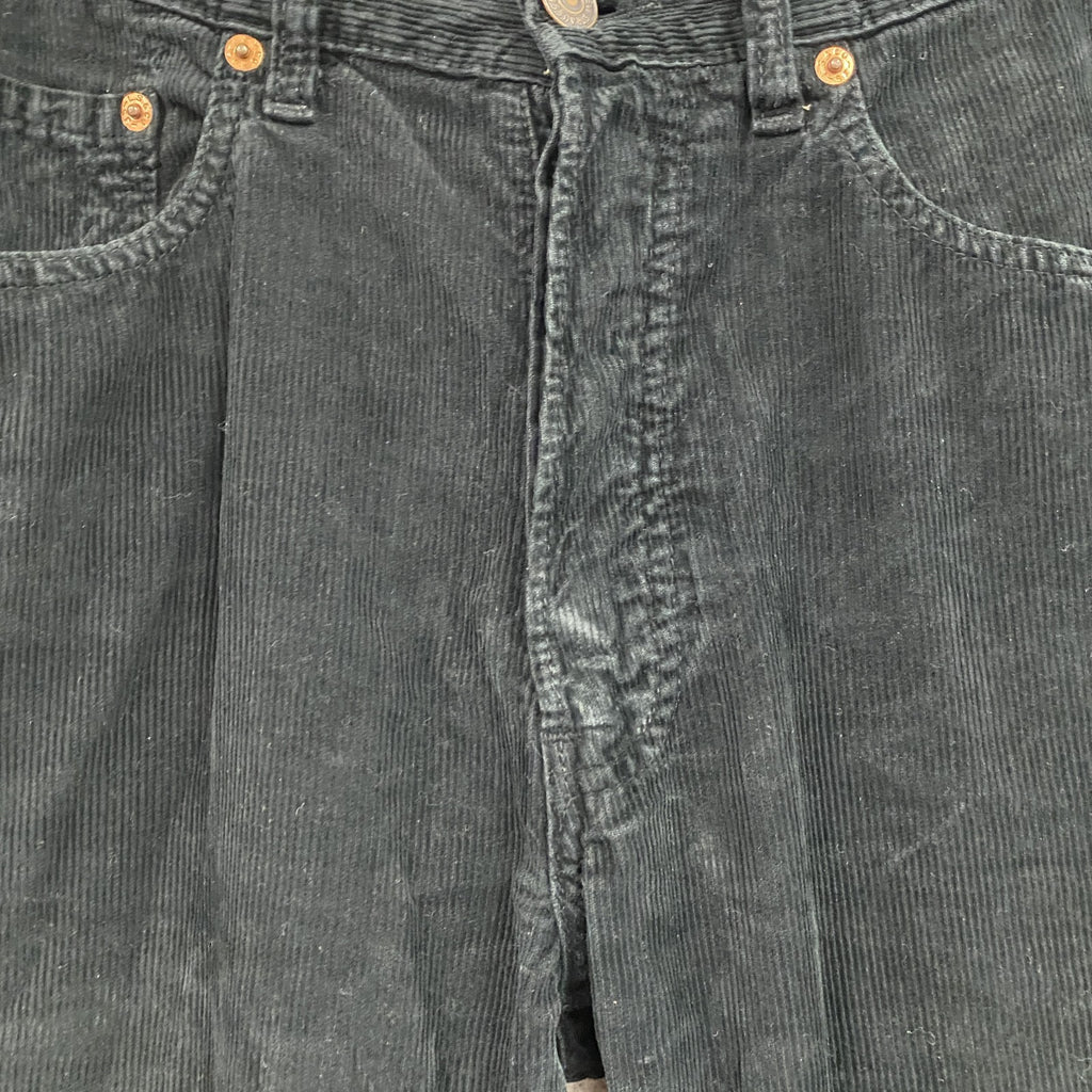Levi's リーバイス　コーデュロイパンツ　ジップフライ　黒　ブラック　W31サイズ メンズ 古着