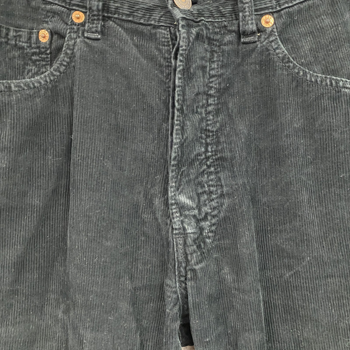 Levi's リーバイス　コーデュロイパンツ　ジップフライ　黒　ブラック　W31サイズ メンズ 古着