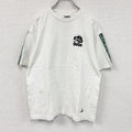 9090　ナインティナインティ　FR2　エフアールツー　半袖プリントTシャツ　白　　クルーネックホワイト　Mサイズ　古着