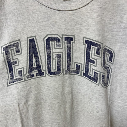 古着 used　KNUGHTS　APPAREL　EAGLES　半袖プリントTシャツ　バックプリント　ビックシルエット　XLサイズ