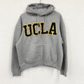 90s　UCLA　スウェットパーカー/フーディー　カレッジロゴ　ヴィンテージ　灰色　グレー　Mサイズ　古着　