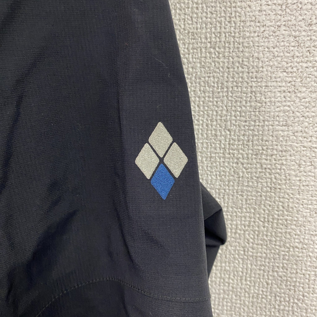 ｍont‐bell　モンベル　3in1 フォールラインパーカ　刺繍ロゴ　ワンポイント　黒　ブラック　Lサイズ　古着