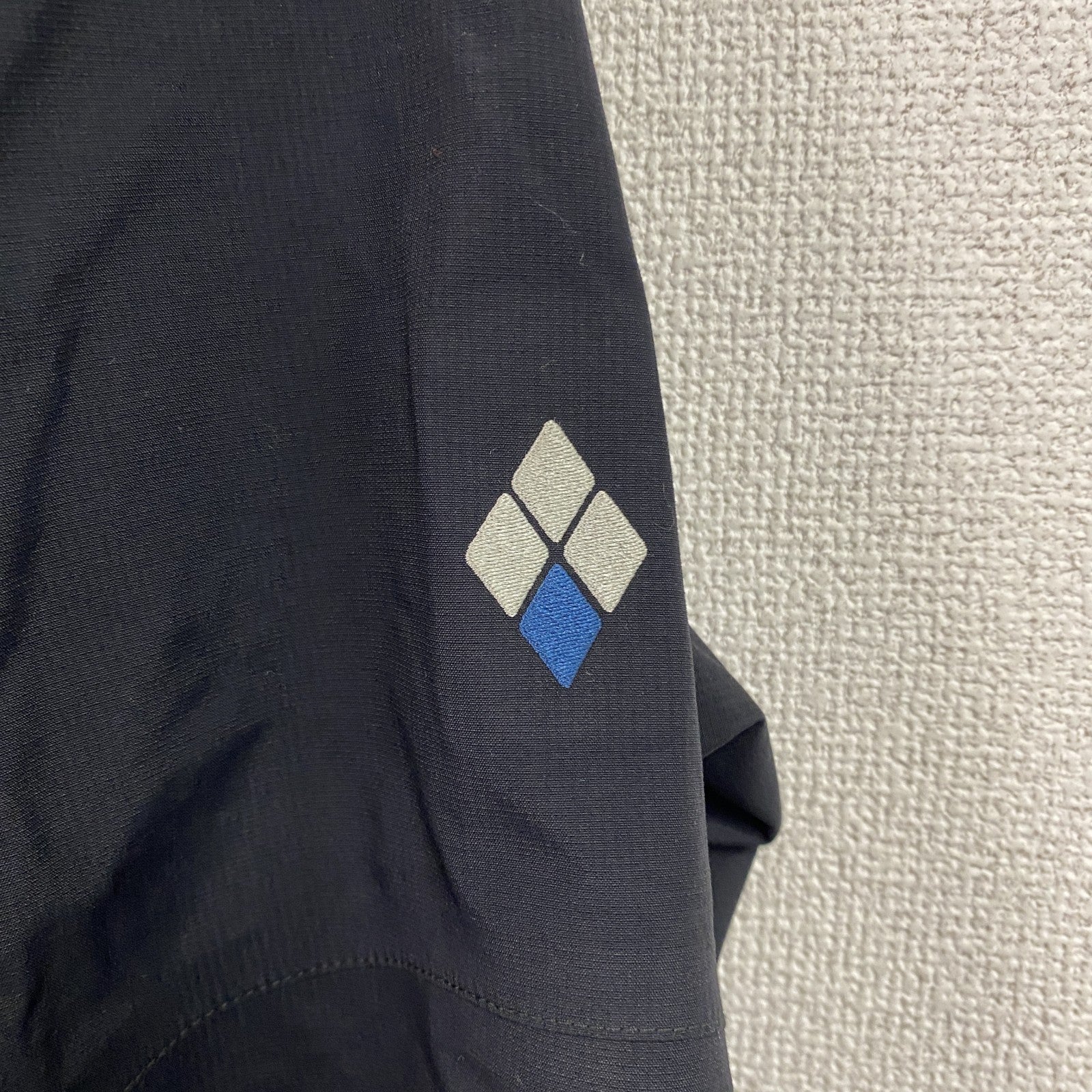 ｍont‐bell　モンベル　3in1 フォールラインパーカ　刺繍ロゴ　ワンポイント　黒　ブラック　Lサイズ　古着