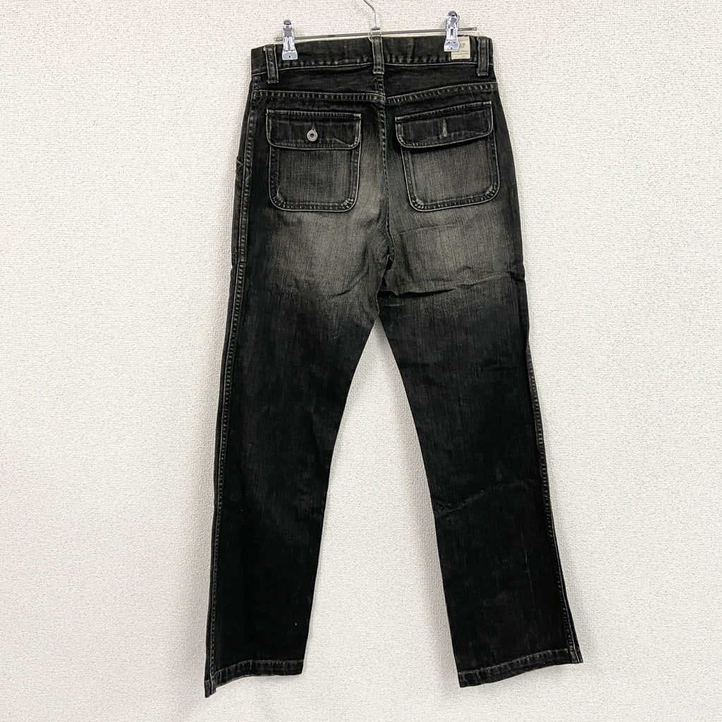 GAP ARMY　ギャップアーミー　デニムパンツ/ジーンズ　ジップフライ　ミリタリー　フェード　黒　ブラック　29サイズ　古着