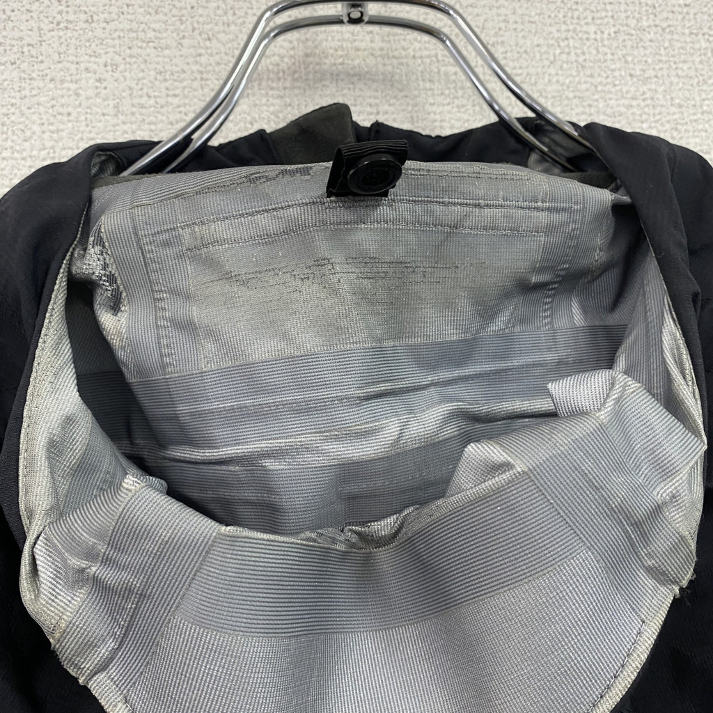 ｍont‐bell　モンベル　3in1 フォールラインパーカ　刺繍ロゴ　ワンポイント　黒　ブラック　Lサイズ　古着