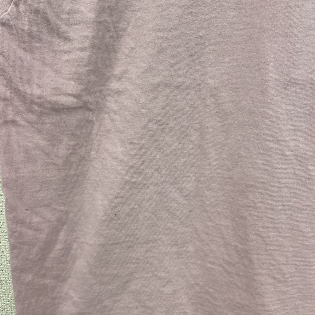 TOM and JERRY　トムとジェリー　半袖プリントTシャツ　アニメT　両面プリント　ピンク　Lサイズ　古着