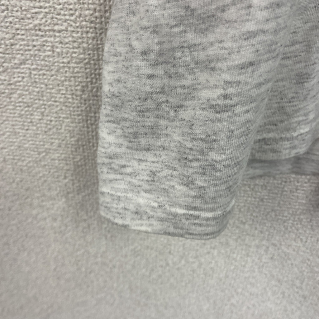 90s　GILDAN　ギルダン　半袖プリントTシャツ　シングルステッチ　霜降りグレー　Lサイズ　　ヴィンテージ　古着