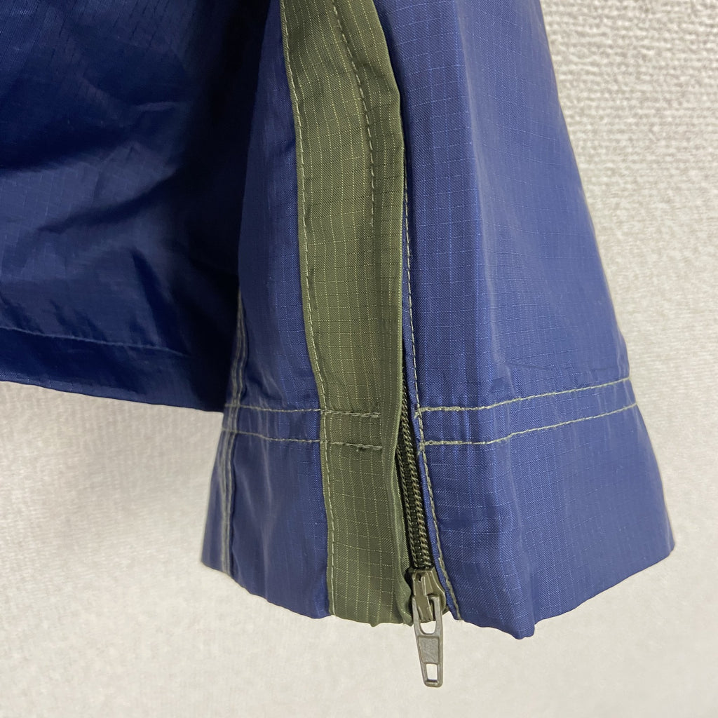 90s　adidas　アディダス　トラックパンツ/ジャージパンツ　リップストップ　パフォーマンスロゴ　ヴィンテージ　紺　ネイビー　Mサイズ　古着
