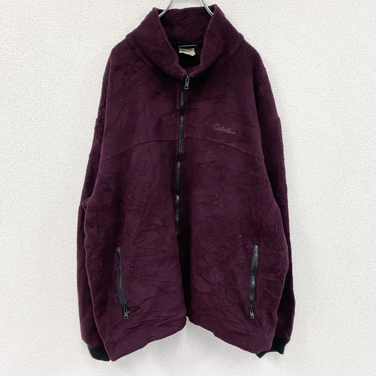 Cabela’ｓ　カベラス　フルジップフリースジャケット/ボアジャケット　ボルドー　3XLTサイズ