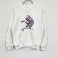 80s～　Crazy Shirts　クレイジーシャツ　スウェット/トレーナー　ラグランスリーブ　ヴィンテージ　白　ホワイト　Mサイズ スウェットトップス メンズ コットン 古着