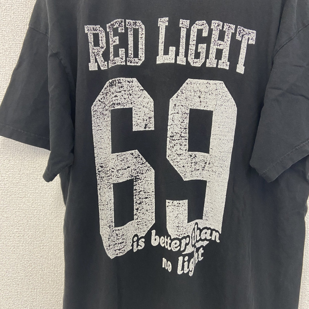 B&C ビー&シー　半袖プリントTシャツ　SUUPOR SINGLE MOMS　クルーネック　レトロ　Lサイズ　古着