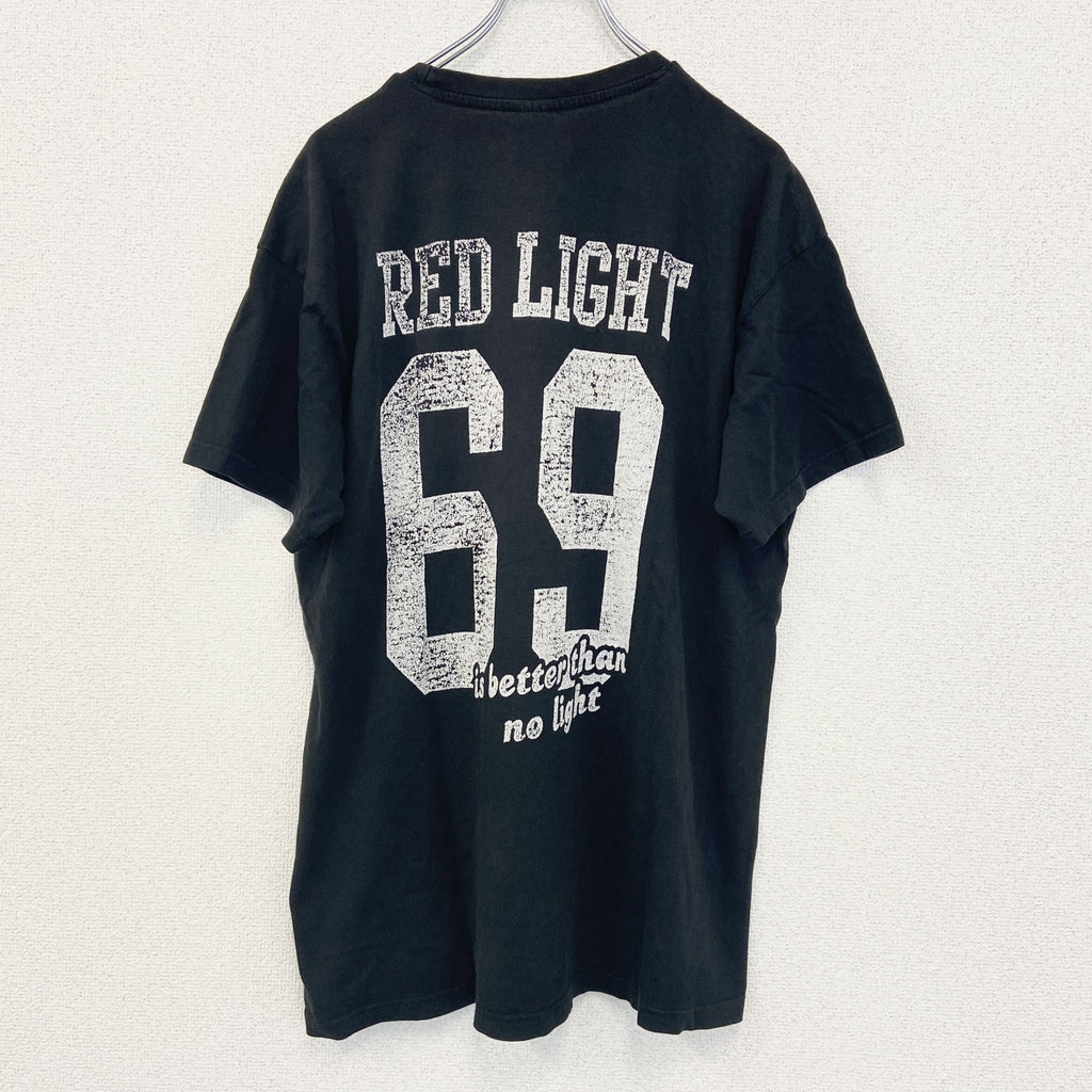 B&C ビー&シー　半袖プリントTシャツ　SUUPOR SINGLE MOMS　クルーネック　レトロ　Lサイズ　古着