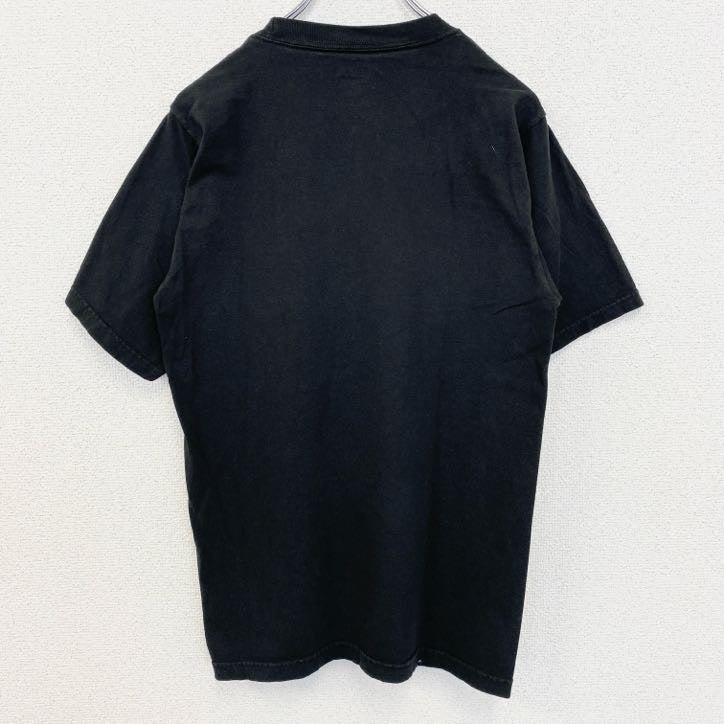 Reebok　リーボック　半袖クルーネックプリントTシャツ　スーパーボウル　黒　ブラック　Sサイズ　古着