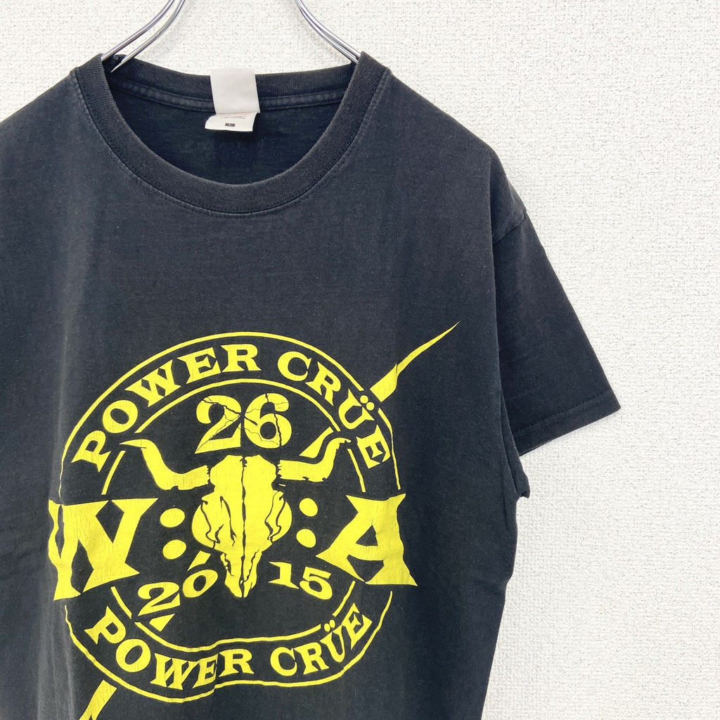 FRUIT OF THE LOOM　半袖プリントミュージックTシャツ　Wacken Open Air　デカロゴ　黒　ブラック　Lサイズ　古着