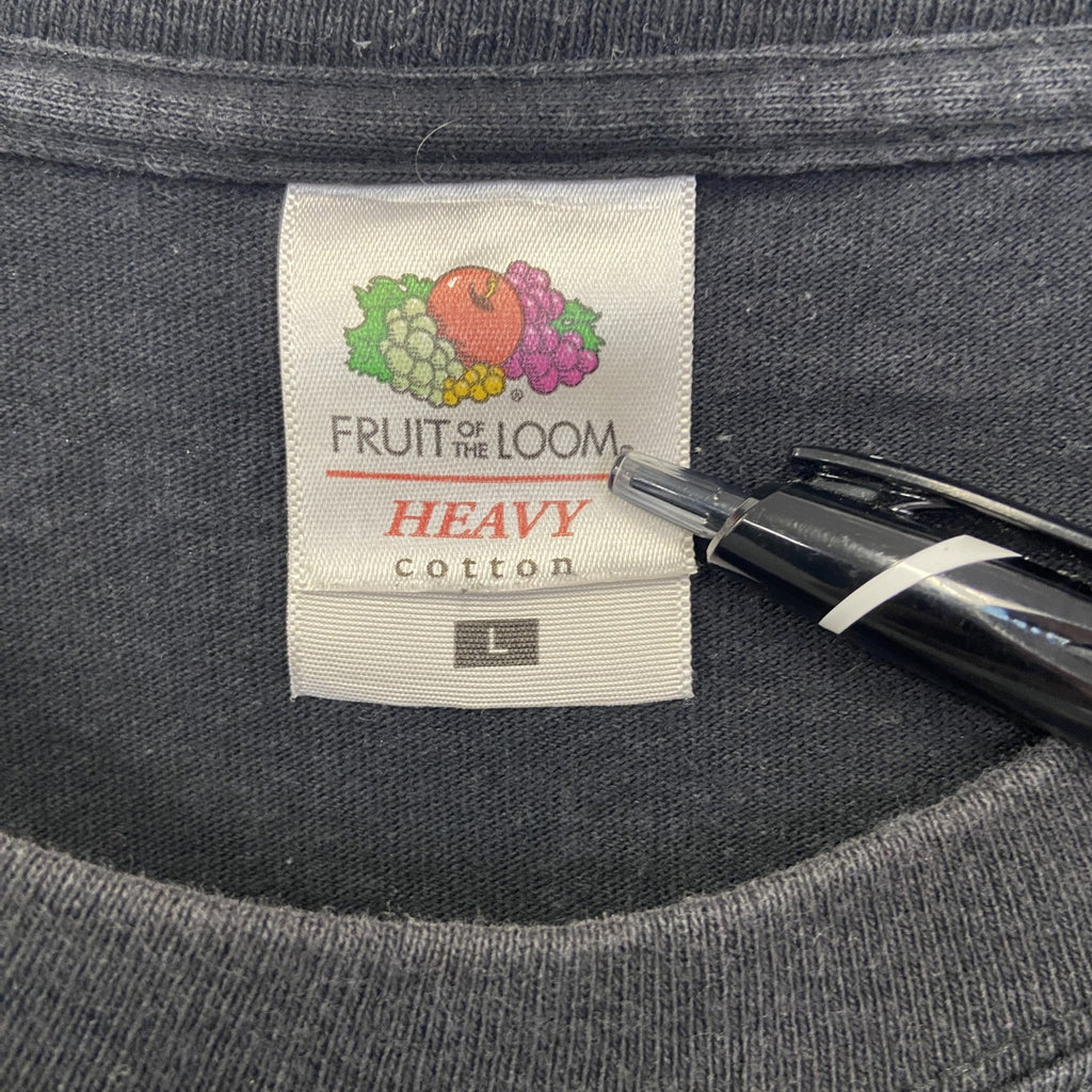 FRUIT OF THE LOOM　半袖プリントミュージックTシャツ　Wacken Open Air　デカロゴ　黒　ブラック　Lサイズ　古着