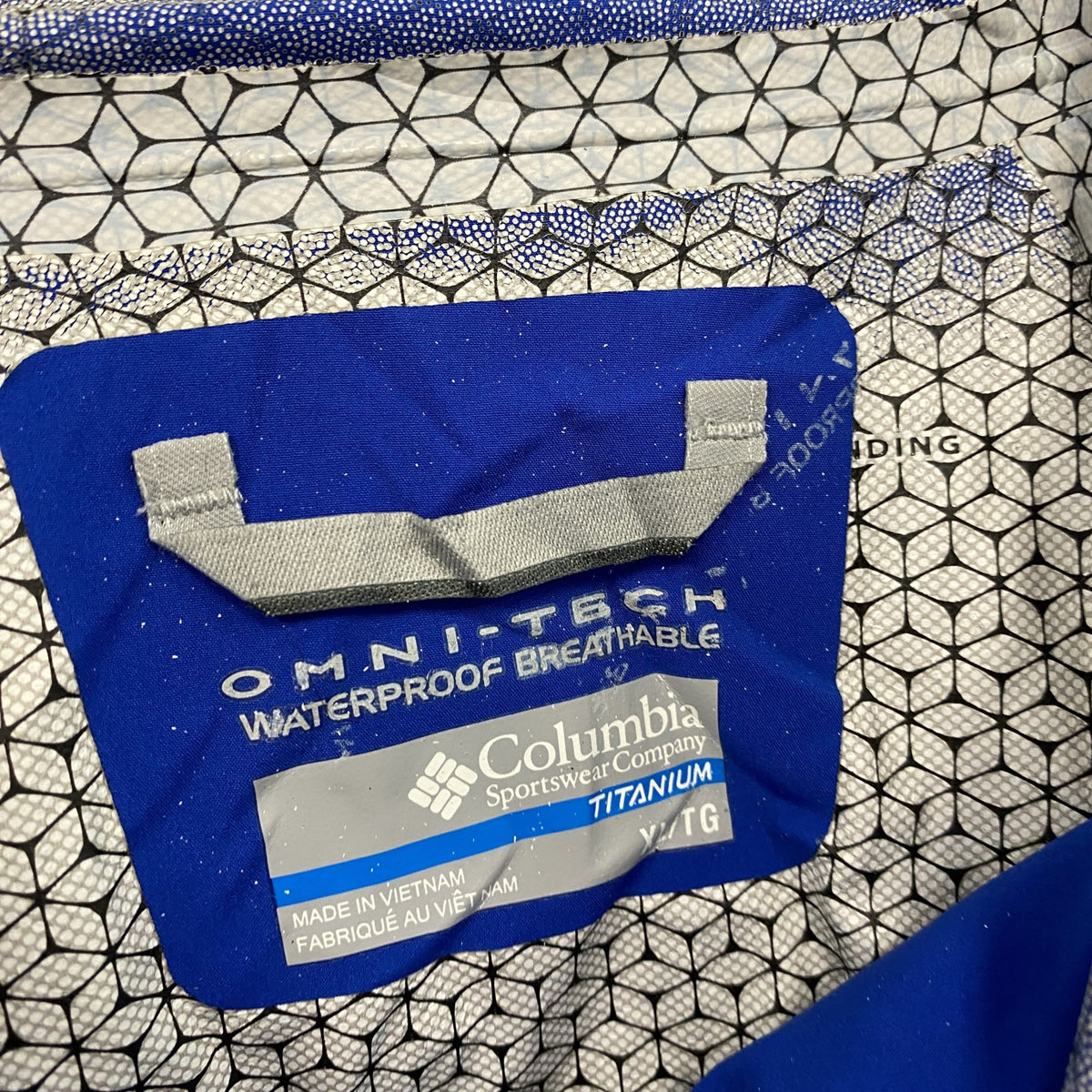 Columbia　コロンビア　マウンテンパーカー　青　ブルー　XLサイズ　古着