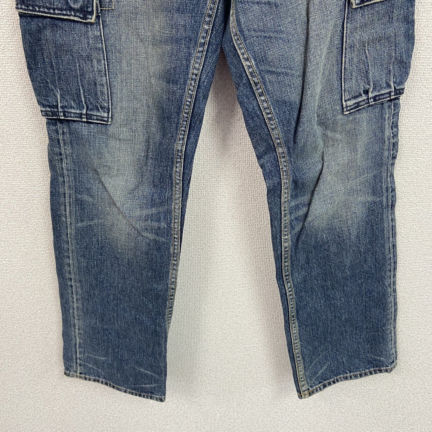 00s　GAP　ギャップ　CARGO　デニムパンツ/ジーンズ　カーゴパンツ　インディゴ　W30サイズ