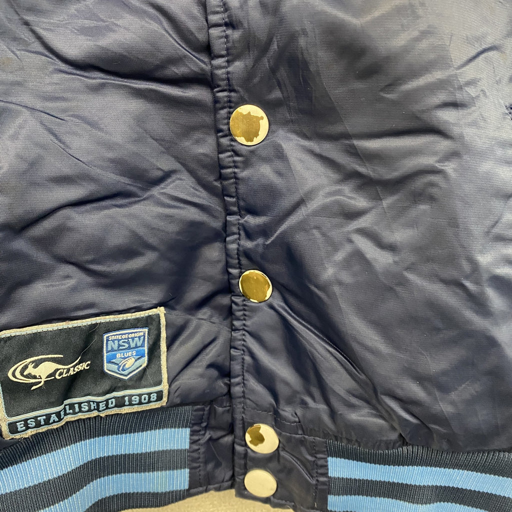 SUPPORTER　スタジャン/スタジアムジャケット　NSW Blues　青　ブルー　古着