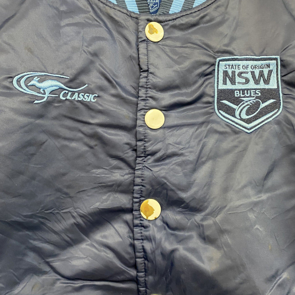 SUPPORTER　スタジャン/スタジアムジャケット　NSW Blues　青　ブルー　古着