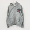 Champion　チャンピオン　フルジップスウェットパーカー/フーディー　アーチプリント　トリコタグ　復刻　灰色　グレー　Mサイズ　古着