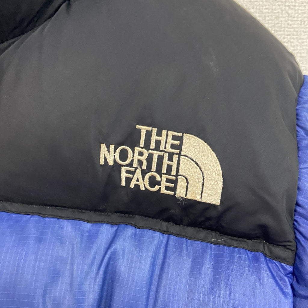 THE NORTH FACE　ザ・ノースフェイス　ヌプシダウンジャケット　青　ブルー　Mサイズ　古着