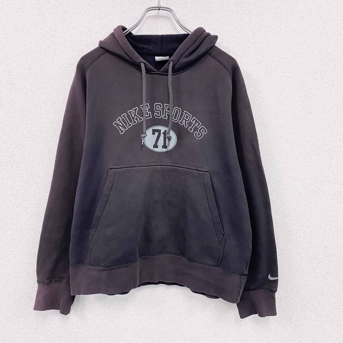 00s　NIKE　ナイキ　スウェットパーカー/フーディー　ヴィンテージ　黒　ブラック　Lサイズ　古着