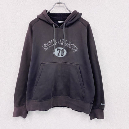 00s　NIKE　ナイキ　スウェットパーカー/フーディー　ヴィンテージ　黒　ブラック　Lサイズ