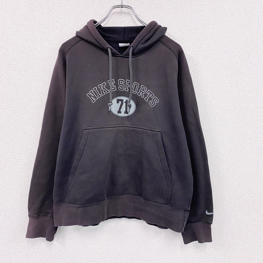 00s　NIKE　ナイキ　スウェットパーカー/フーディー　ヴィンテージ　黒　ブラック　Lサイズ