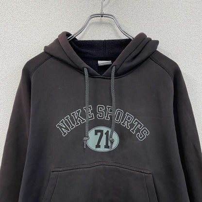 00s　NIKE　ナイキ　スウェットパーカー/フーディー　ヴィンテージ　黒　ブラック　Lサイズ
