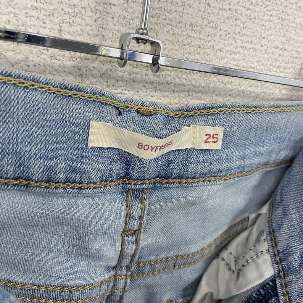 Levi's　リーバイス　デニムパンツ/ジーンズ　ジップフライ　縦落ち　インディゴ　25サイズ レディース コットン ポリエステル 古着