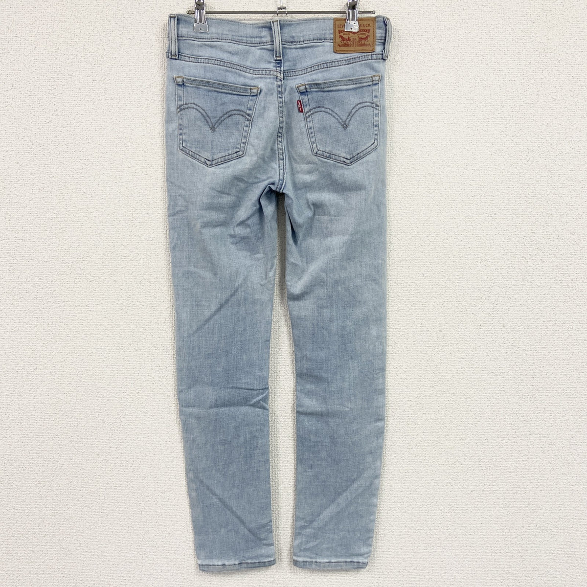 Levi's　リーバイス　デニムパンツ/ジーンズ　ジップフライ　縦落ち　インディゴ　25サイズ レディース コットン ポリエステル 古着