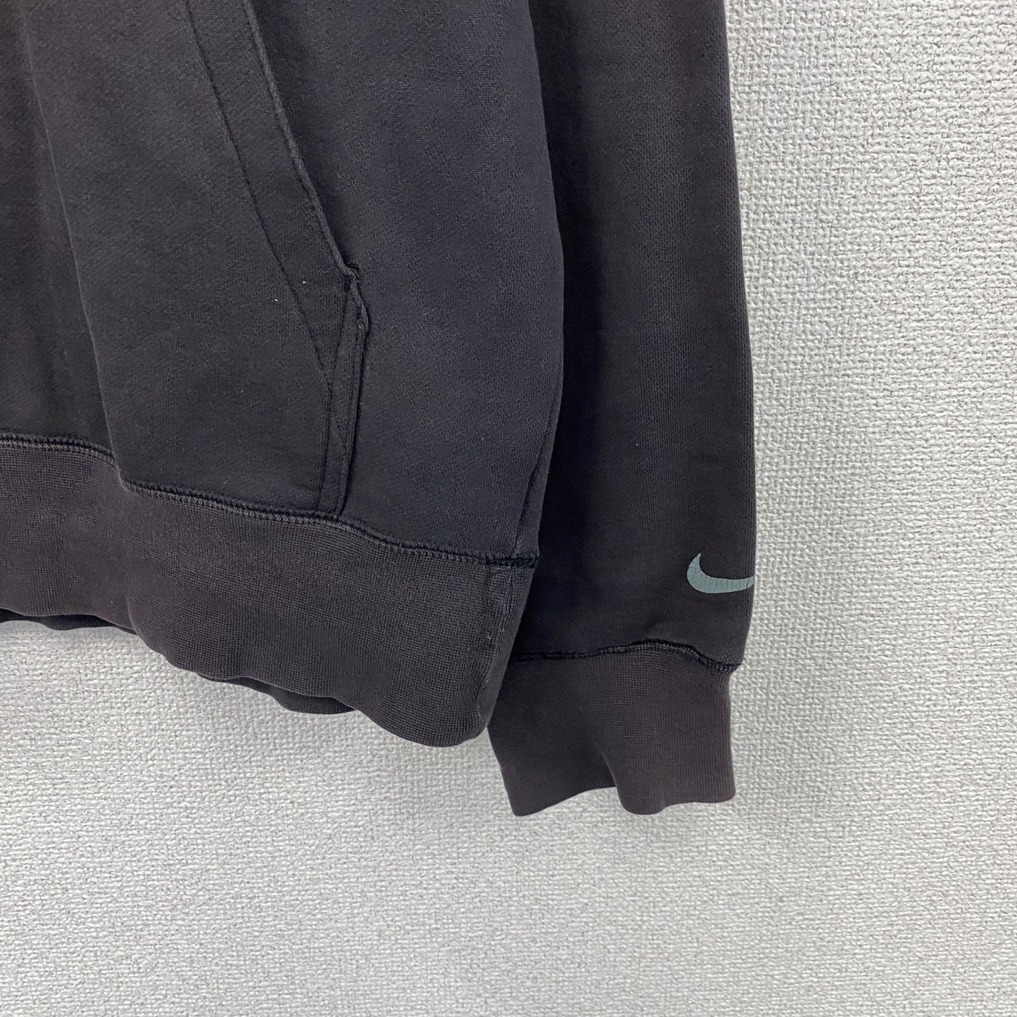 00s　NIKE　ナイキ　スウェットパーカー/フーディー　ヴィンテージ　黒　ブラック　Lサイズ