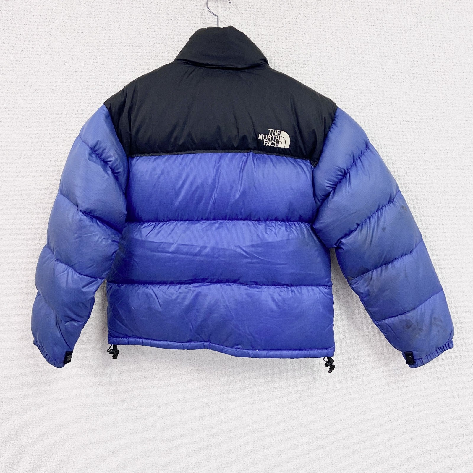 THE NORTH FACE　ザ・ノースフェイス　ヌプシダウンジャケット　青　ブルー　Mサイズ　古着