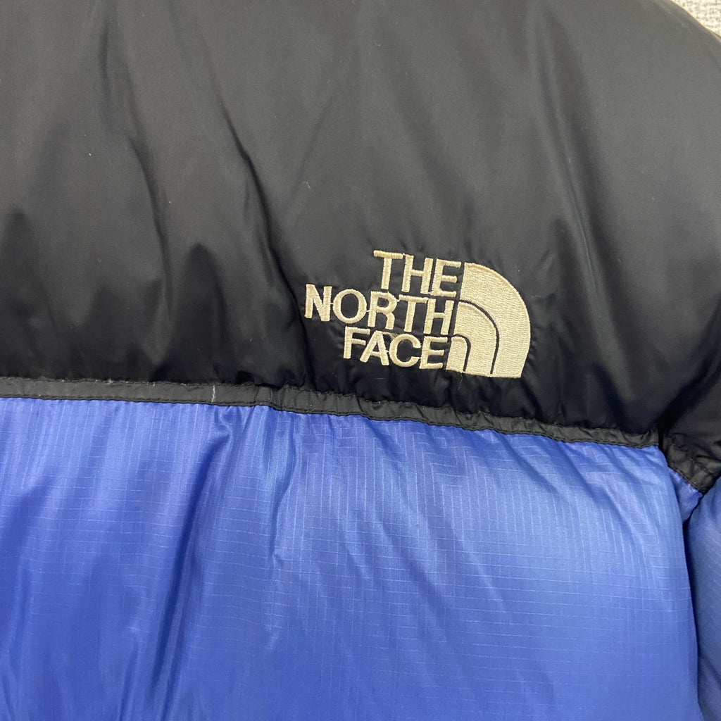 THE NORTH FACE　ザ・ノースフェイス　ヌプシダウンジャケット　青　ブルー　Mサイズ　古着