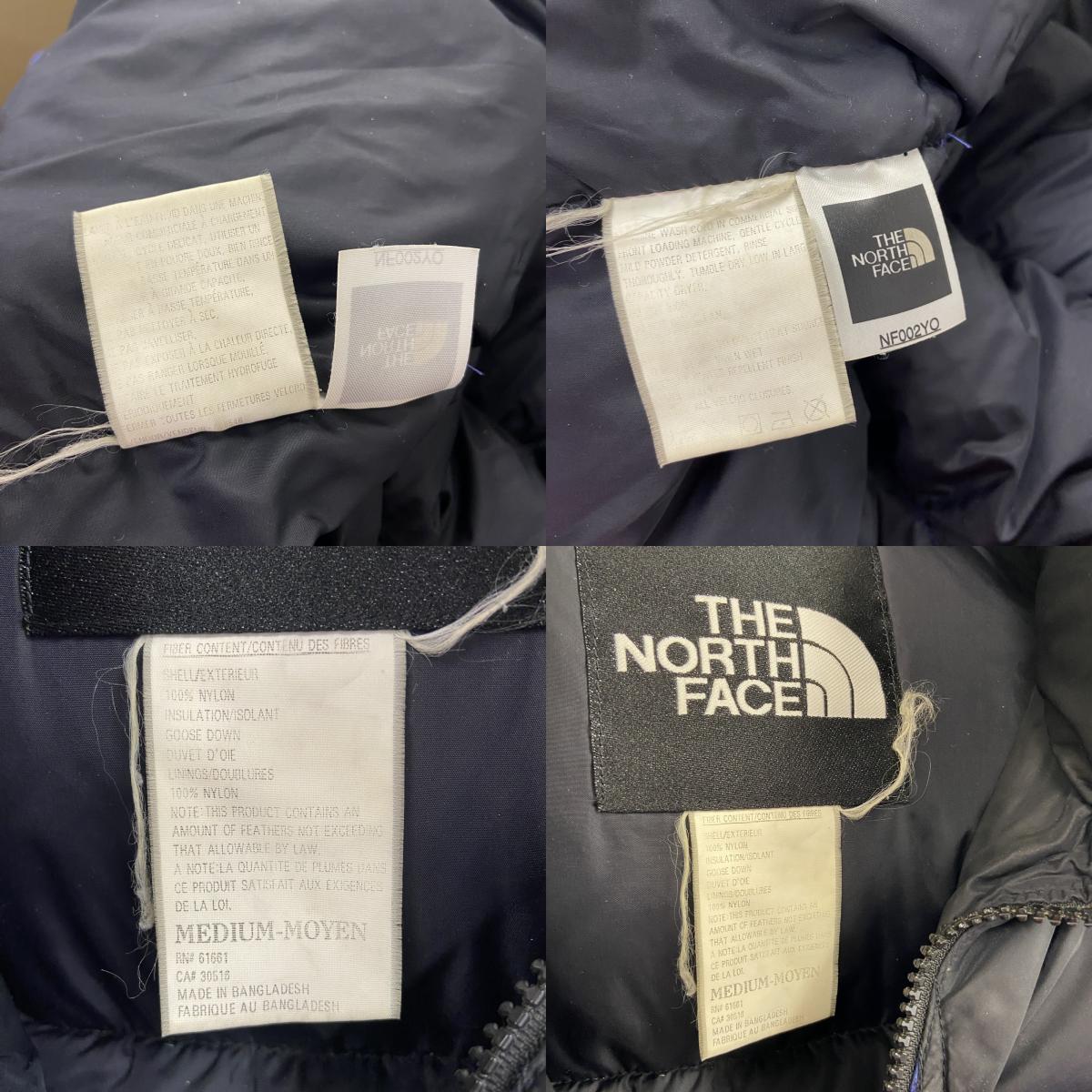 THE NORTH FACE　ザ・ノースフェイス　ヌプシダウンジャケット　青　ブルー　Mサイズ　古着