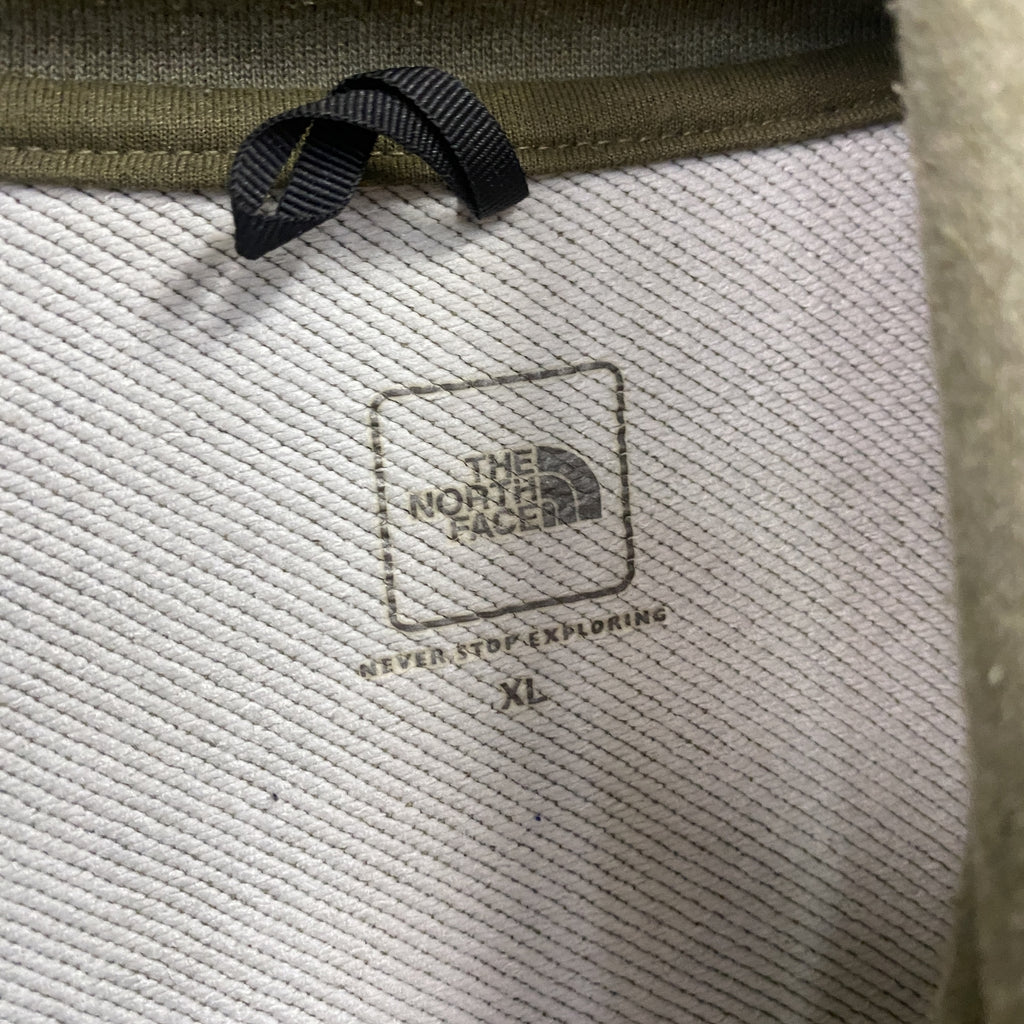 THE NORTH FACE　ザ・ノースフェイス　スウェットパーカー/フーディー　ラグランスリーブ　カーキ　XLサイズ トレーナー スウェットトップス フード付き 古着