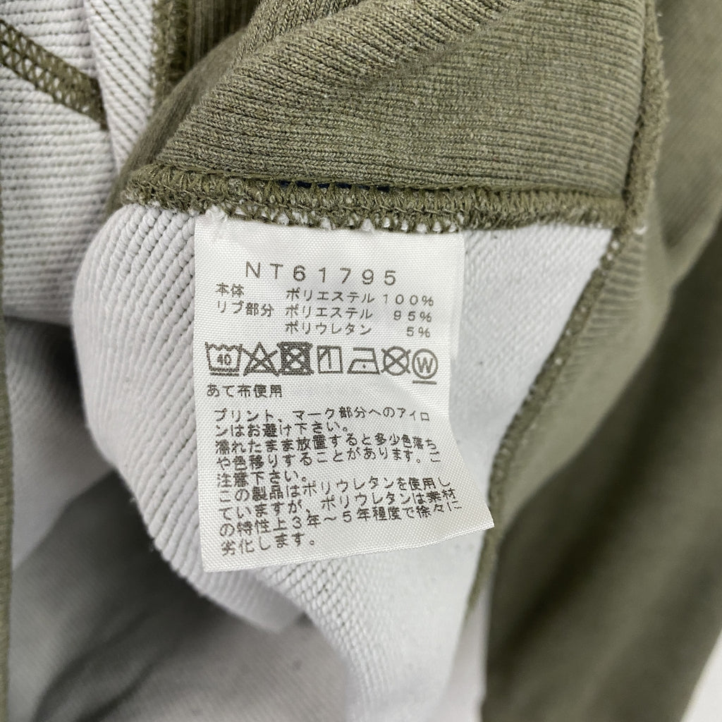 THE NORTH FACE　ザ・ノースフェイス　スウェットパーカー/フーディー　ラグランスリーブ　カーキ　XLサイズ トレーナー スウェットトップス フード付き 古着